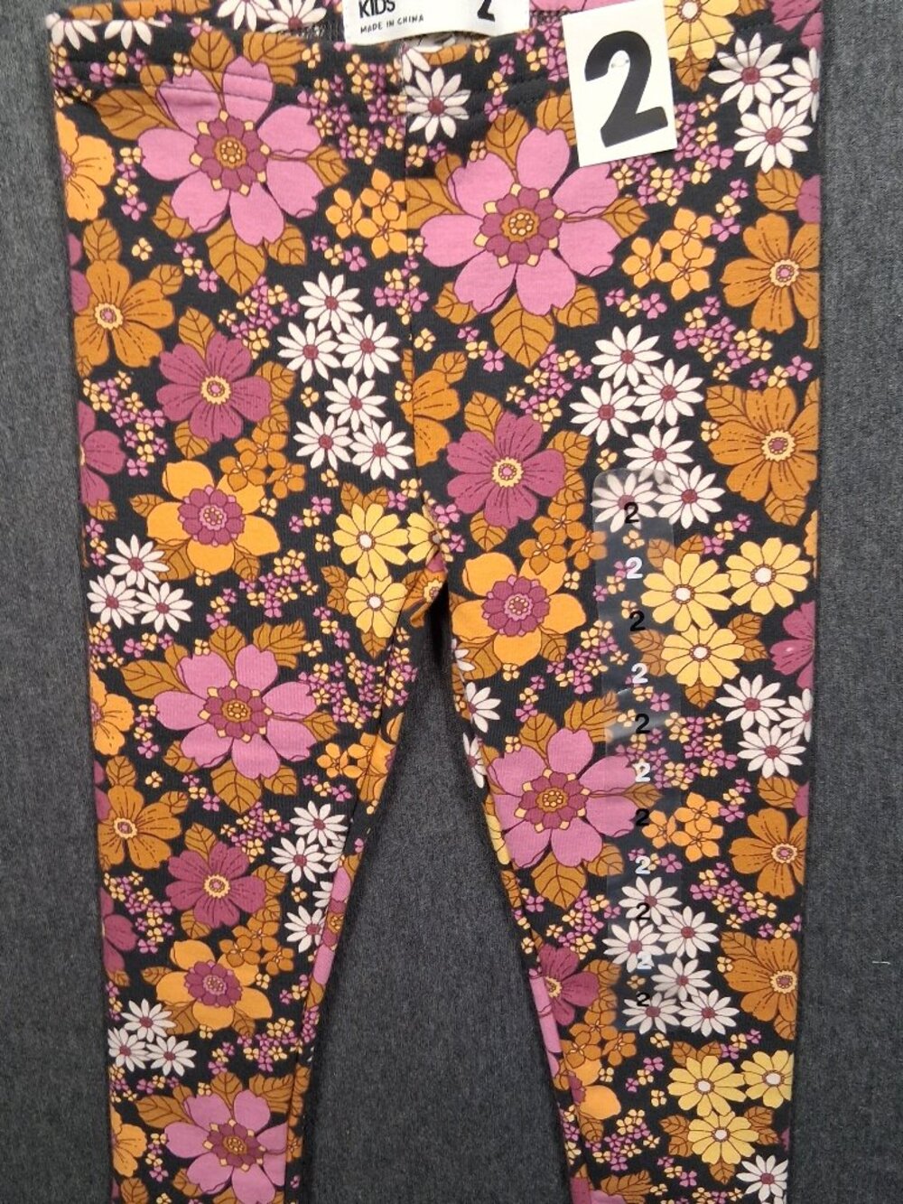 Girls pants, Cotton on, size 2, multicolored, new with tags,